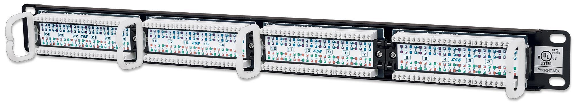 Pannello Patch UTP 24 RJ45 Cat. 5E: Connessioni Veloci e Affidabili INTELLINET - immagine 5