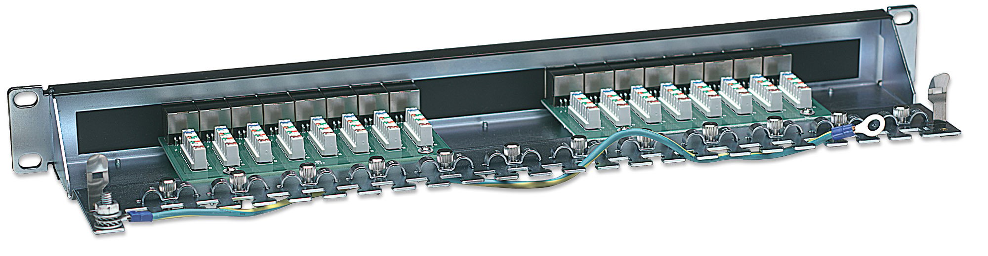 Pannello Patch STP 16 RJ45 Cat. 6 - Connessione Veloce INTELLINET - immagine 5
