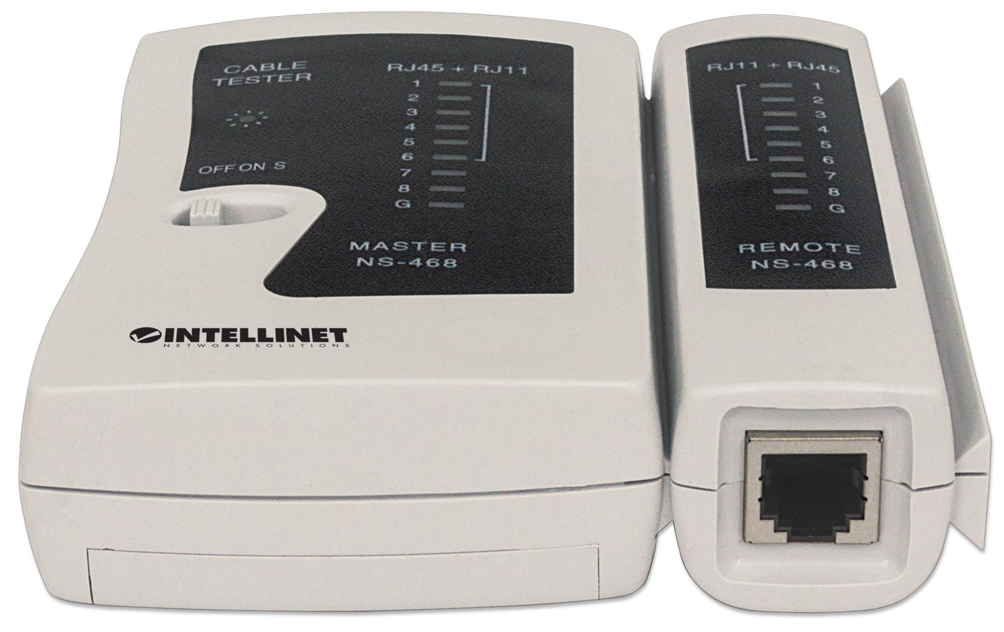 Tester di Rete RJ11/12 & RJ45: verifica la connettività dei cavi INTELLINET - immagine 5