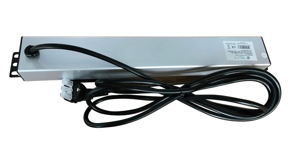 Multipresa Rack 19'' con 6 Prese, Magnetotermico e Spina Schuko Angolata TECHLY PROFESSIONAL - immagine 5