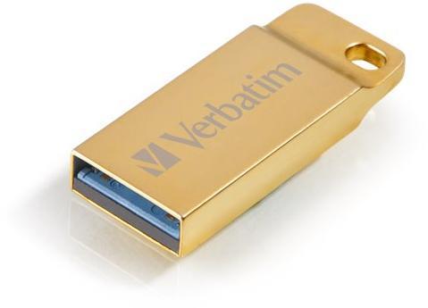 Mini Memoria USB 3.0 Verbatim con Portachiavi 16GB Oro VERBATIM - immagine 5