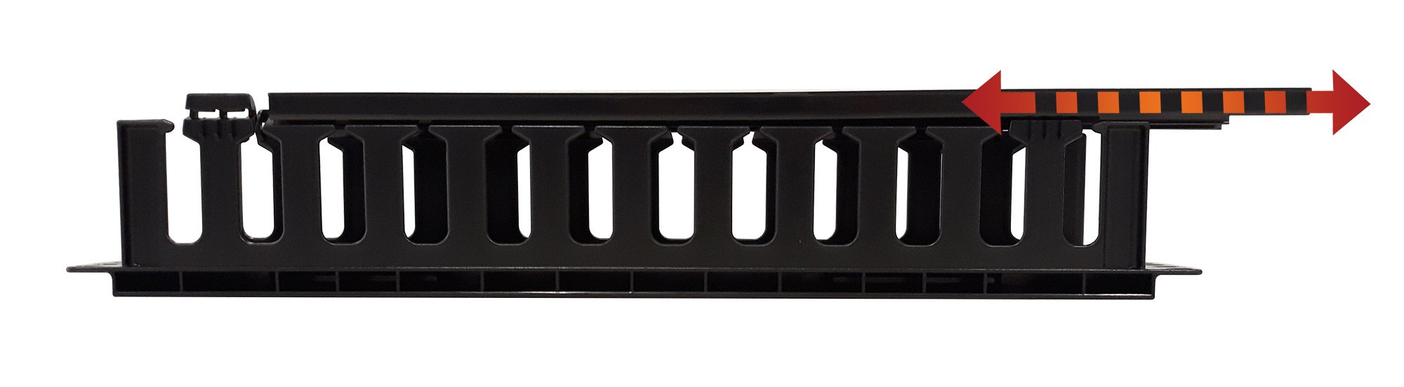 Pannello Passacavi 19'' 2U Coperchiato INTELLINET - immagine 5