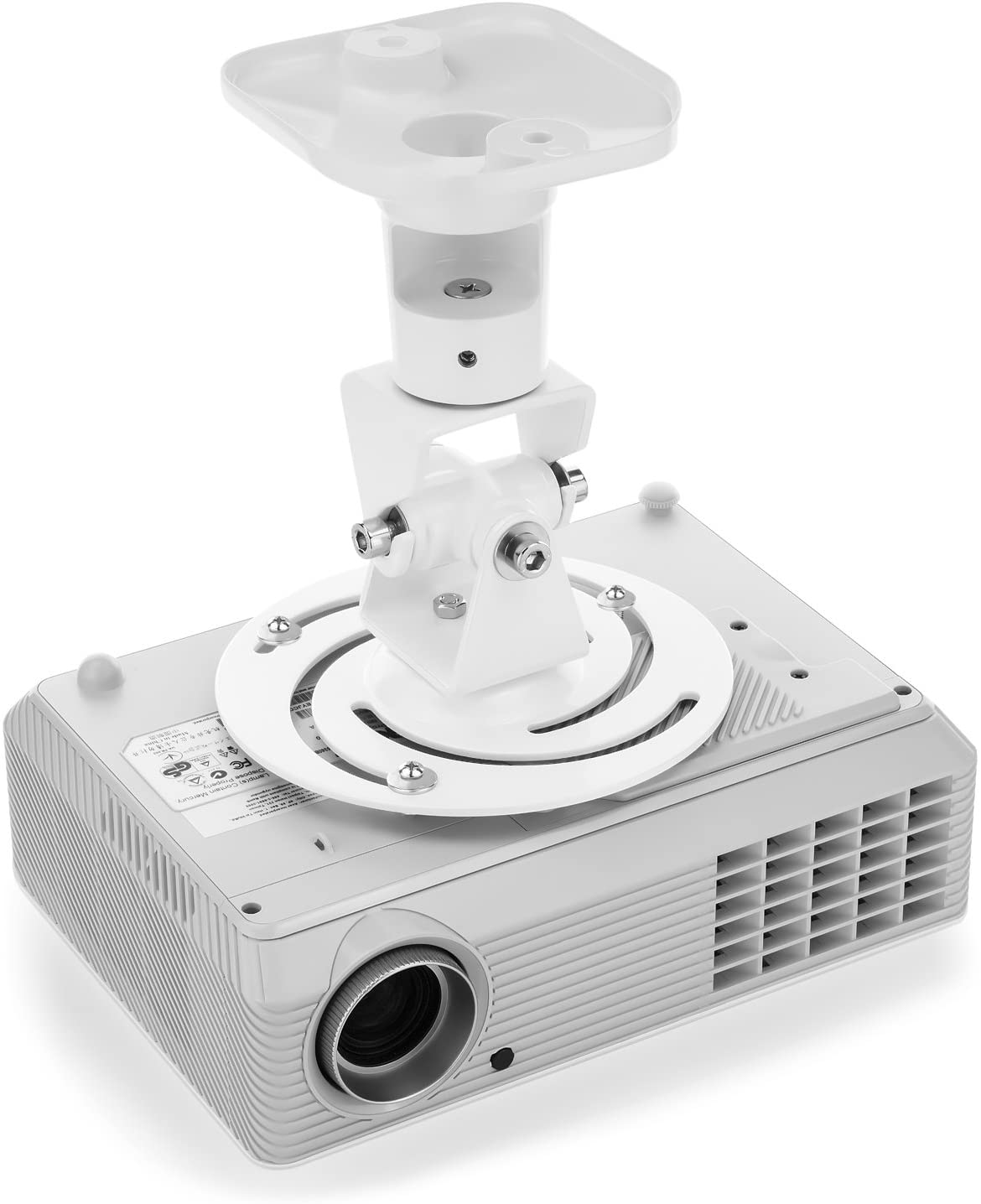 Staffa Universale a Soffitto per Proiettore, Bianco TECHLY - immagine 5