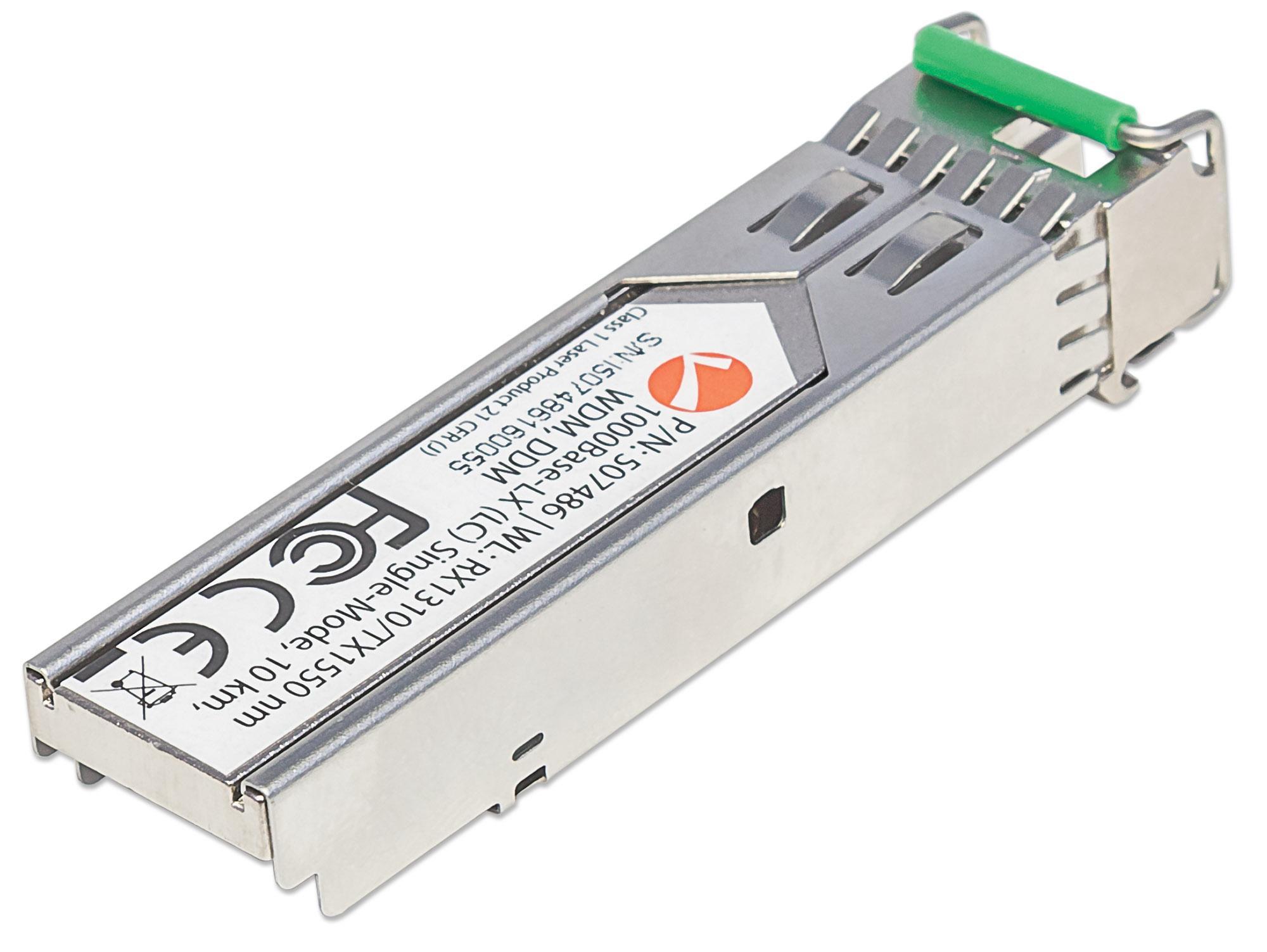 Transceiver Gigabit Fibra Ottica WDM (RX1310/TX1550) Bidirezionale SFP INTELLINET - immagine 5