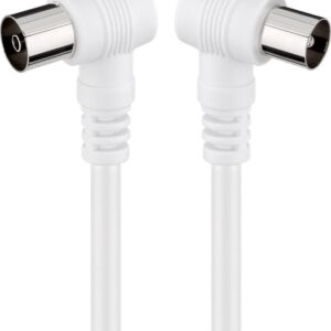 Cavo Antenna TV 5m M/F angolato 90° GOOBAY
