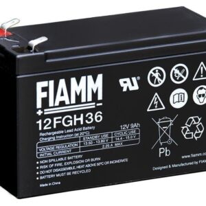 Batteria al Piombo 12V 9Ah (Faston 6,3mm) FIAMM