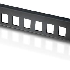 Pannello Patch Nero 10'' 1HE con 8 Posti Keystone TECHLY PROFESSIONAL