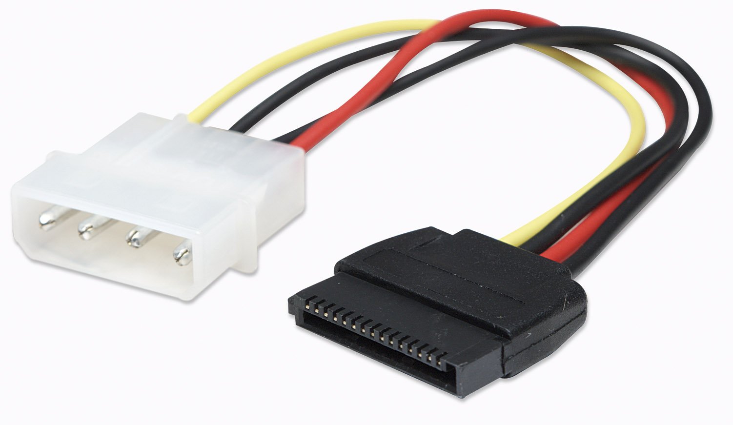 Cavo Alimentazione SATA Molex 4pin a SATA 15pin - Connettore M/F MANHATTAN