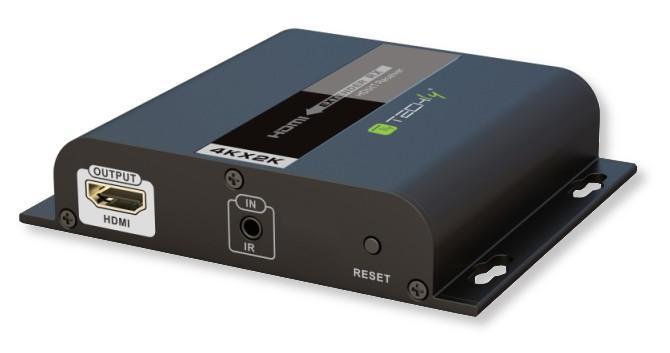 Ricevitore Aggiuntivo Extender HDMI HDbitT 4K UHD IR Cavo Cat.6 120m TECHLY