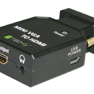 Mini Convertitore da VGA e Audio a HDMI TECHLY