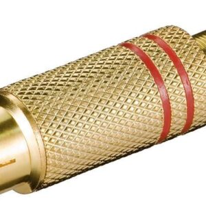 "Connettore Audio RCA Maschio Gold" GOOBAY
