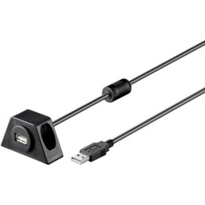 Prolunga USB 2.0 fissabile con viti 1,2 m Nero OEM