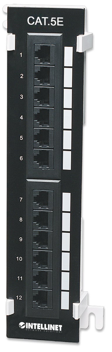 Pannello Patch UTP Cat5e 12 Porte: Pratico e Funzionale INTELLINET