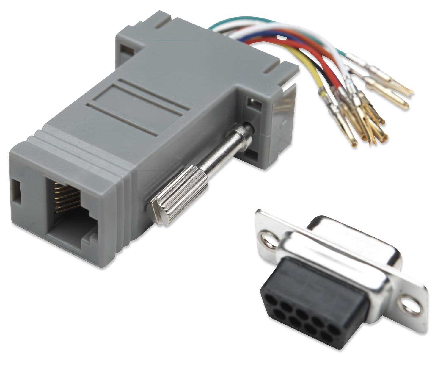 Adattatore Modulare DB 9p.F / RJ45 8 fili MANHATTAN