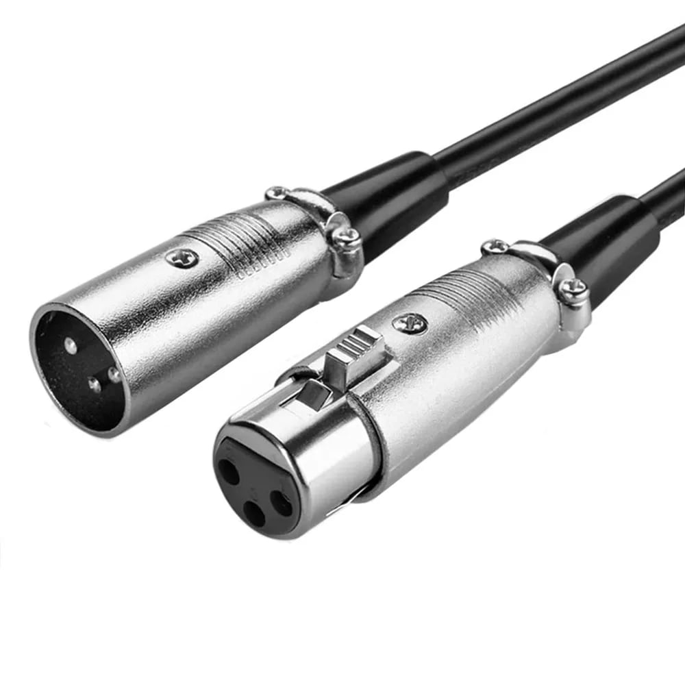 Cavo prolunga XLR Cannon Nero 2m: potenziamento audio in stile elegante OEM