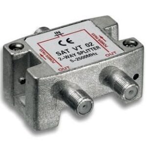 Splitter Satellite 2 Vie: Potenza 100 db, Frequenza 1750 Mhz OEM
