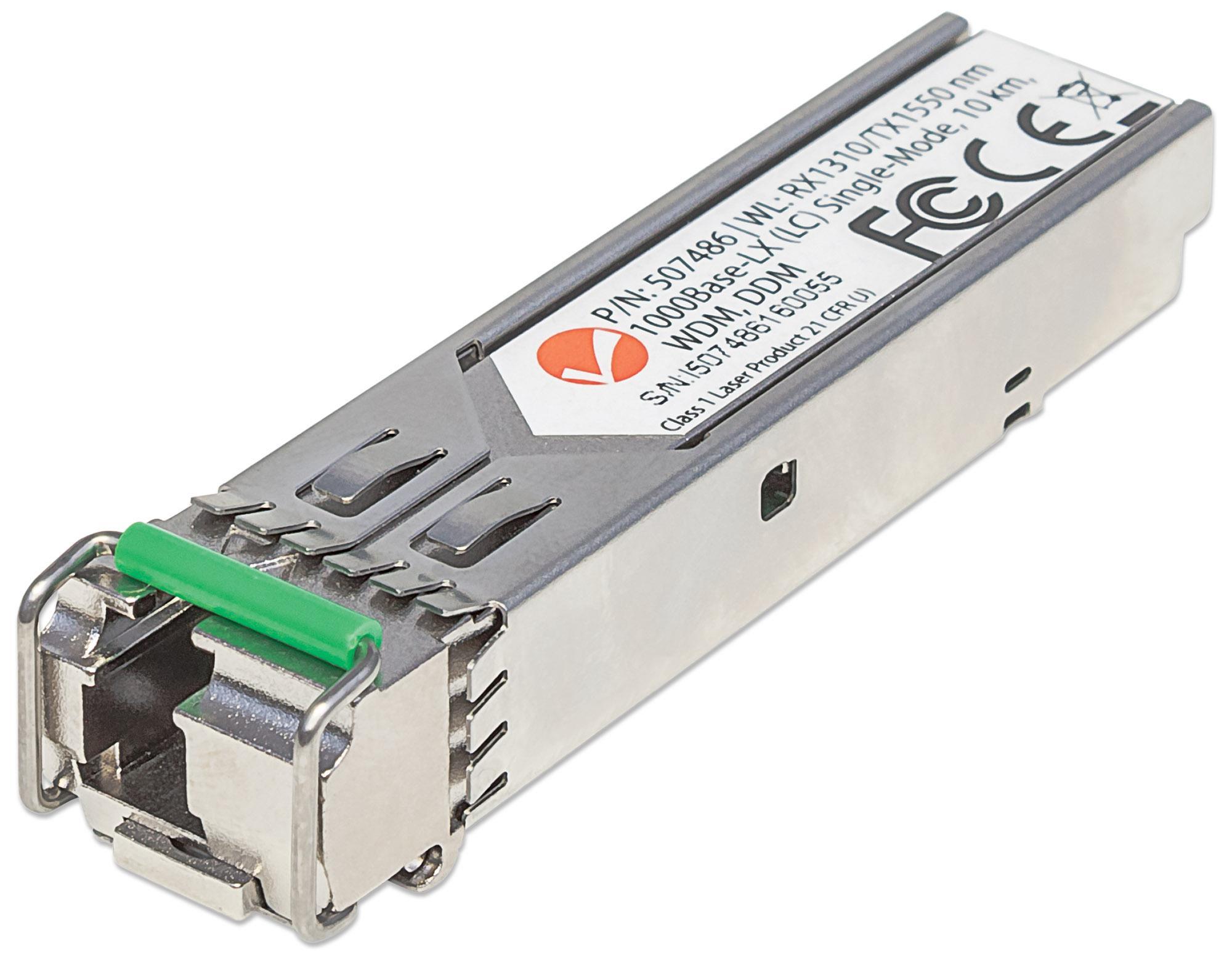 Transceiver Gigabit Fibra Ottica WDM (RX1310/TX1550) Bidirezionale SFP INTELLINET
