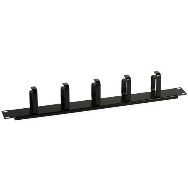 Pannello Passacavi 5 Anelli Senza Fori 1U Nero TECHLY PROFESSIONAL - immagine 6