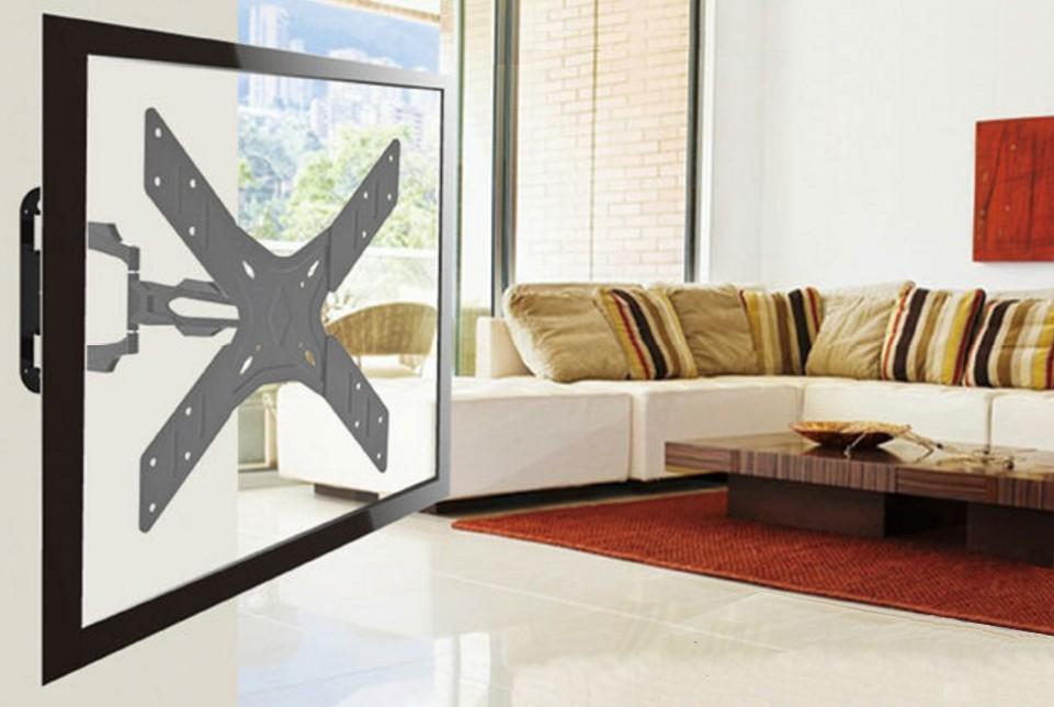 Adattatore per Supporto VESA da 200x200 a 400x400 Nero TECHLY - immagine 6