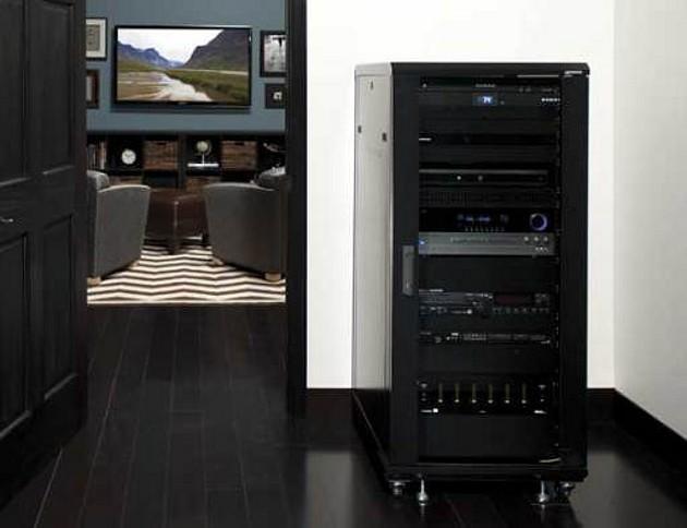 Armadio Rack 19'' 600x600 27U per Audio Video Nero TECHLY PROFESSIONAL - immagine 6
