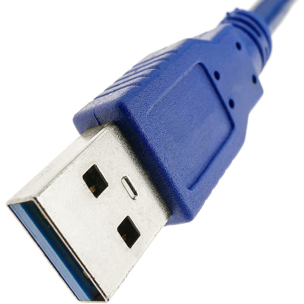 Cavo USB 3.0 Superspeed 0,5m Blu TECHLY - immagine 6