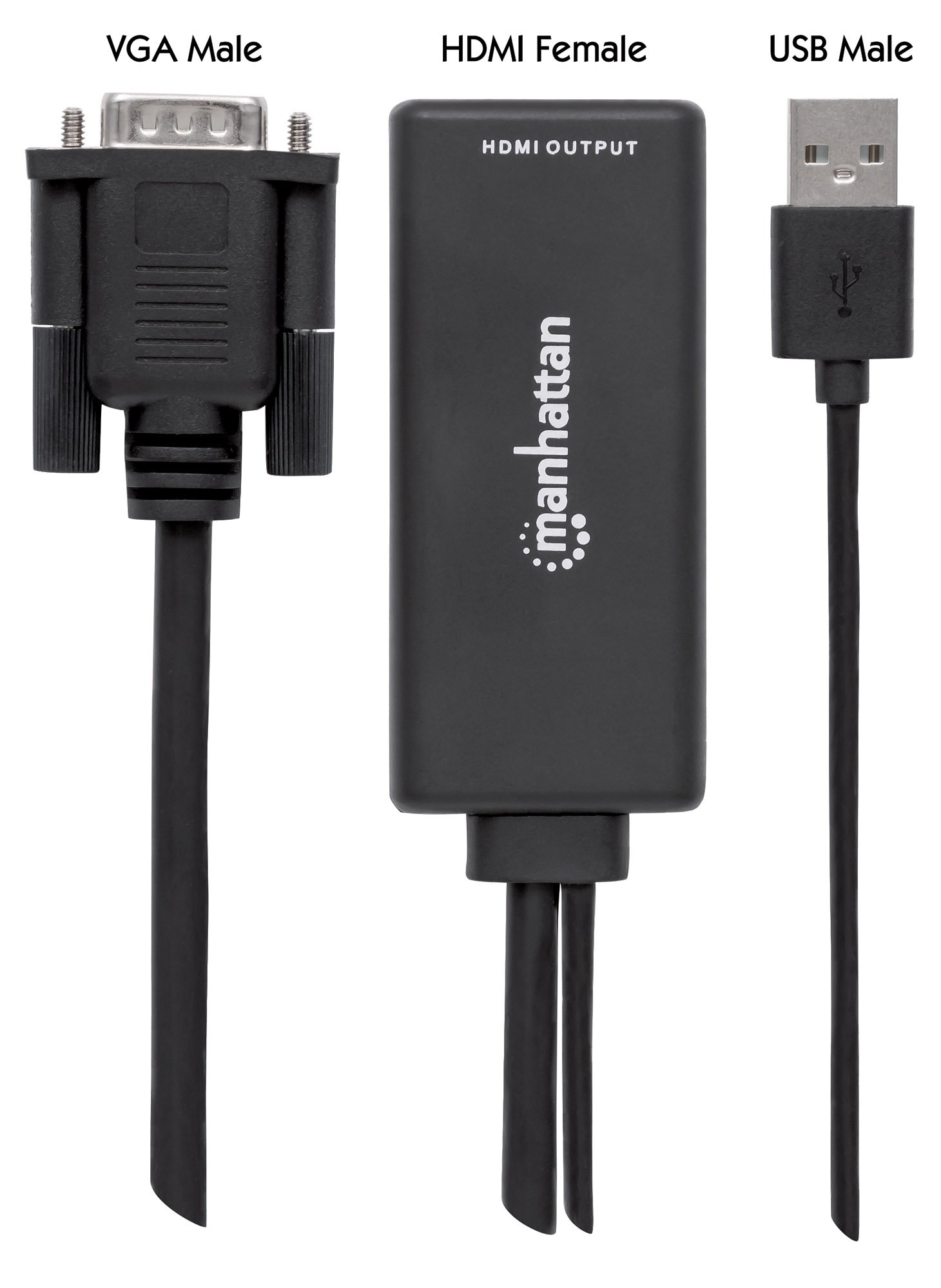 Convertitore da VGA e USB a HDMI MANHATTAN - immagine 6