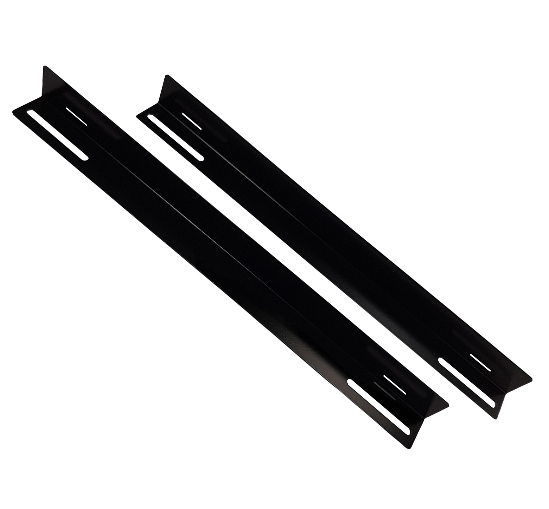 Coppia staffe a L Laterale per Rack 19'' a Muro Prof. 600mm Nero INTELLINET - immagine 6