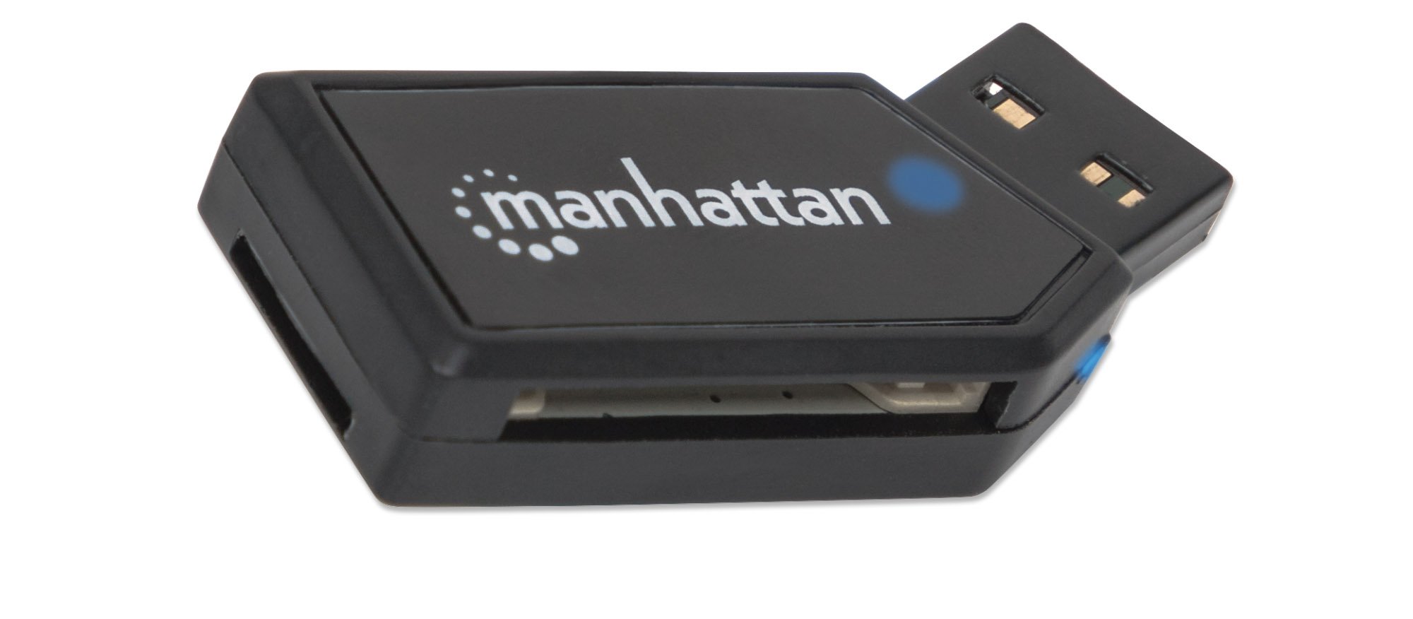 Mini Card Reader USB 2.0: il tuo compagno di memoria MANHATTAN - immagine 6