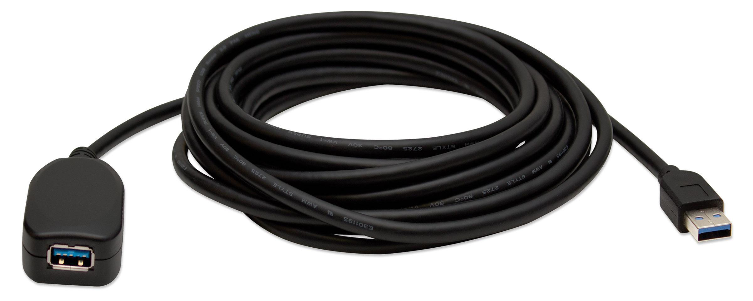 Cavo USB 3.0 SuperSpeed Attivo: prolunga la connessione MANHATTAN - immagine 6