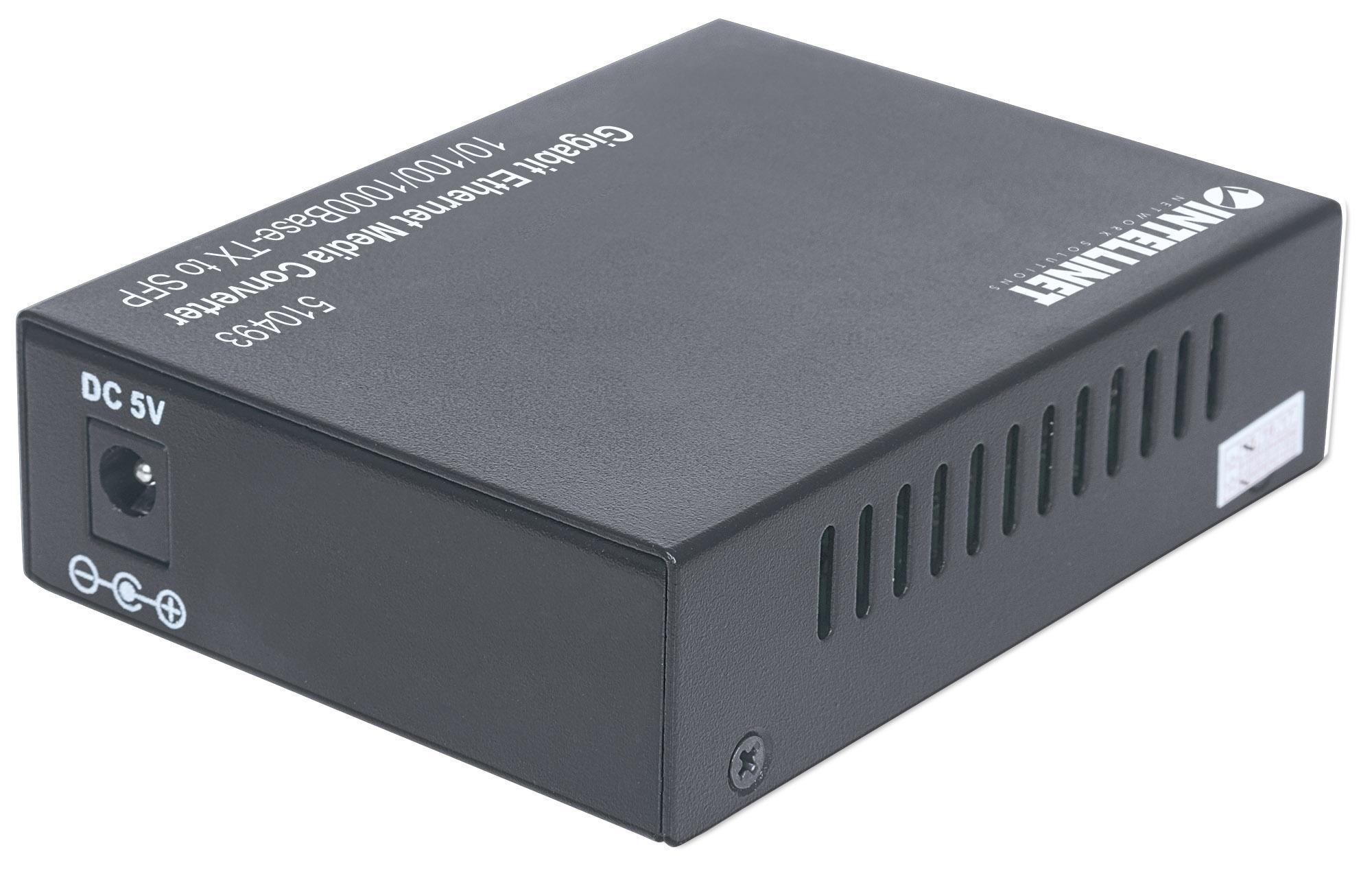 Convertitore Ethernet Gigabit RJ45 con slot SFP INTELLINET - immagine 5