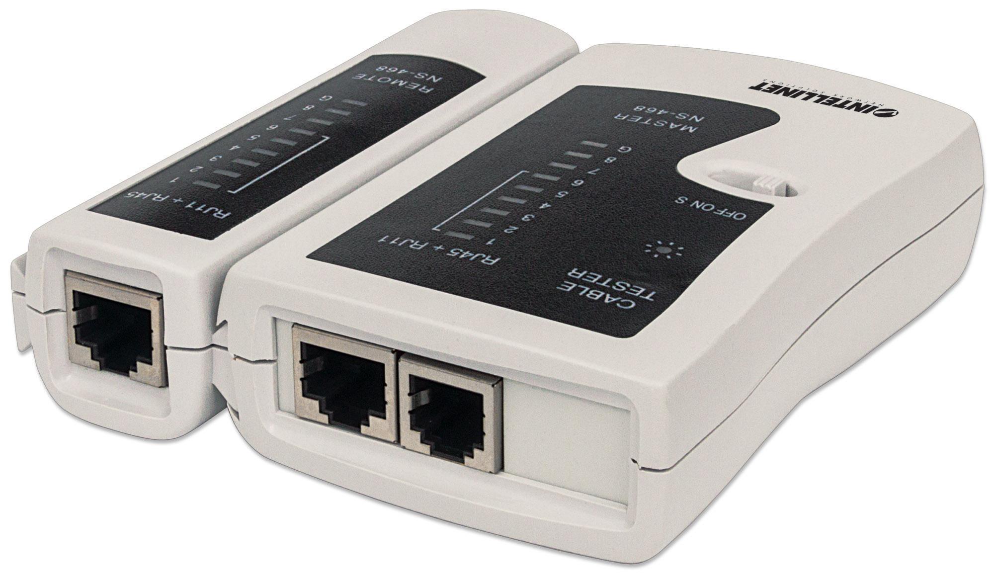 Tester di Rete RJ11/12 & RJ45: verifica la connettività dei cavi INTELLINET - immagine 6