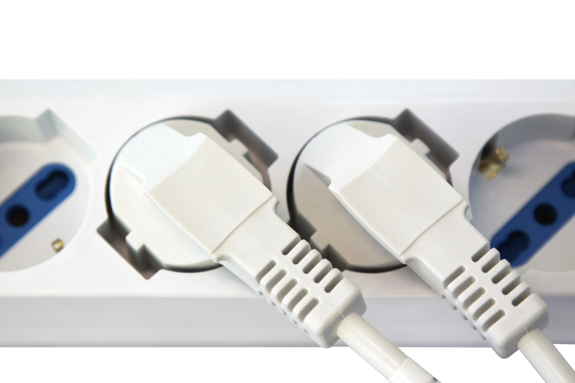 Multipresa 5 Posti Italiana Bipasso con 2 Prese USB TECHLY - immagine 6