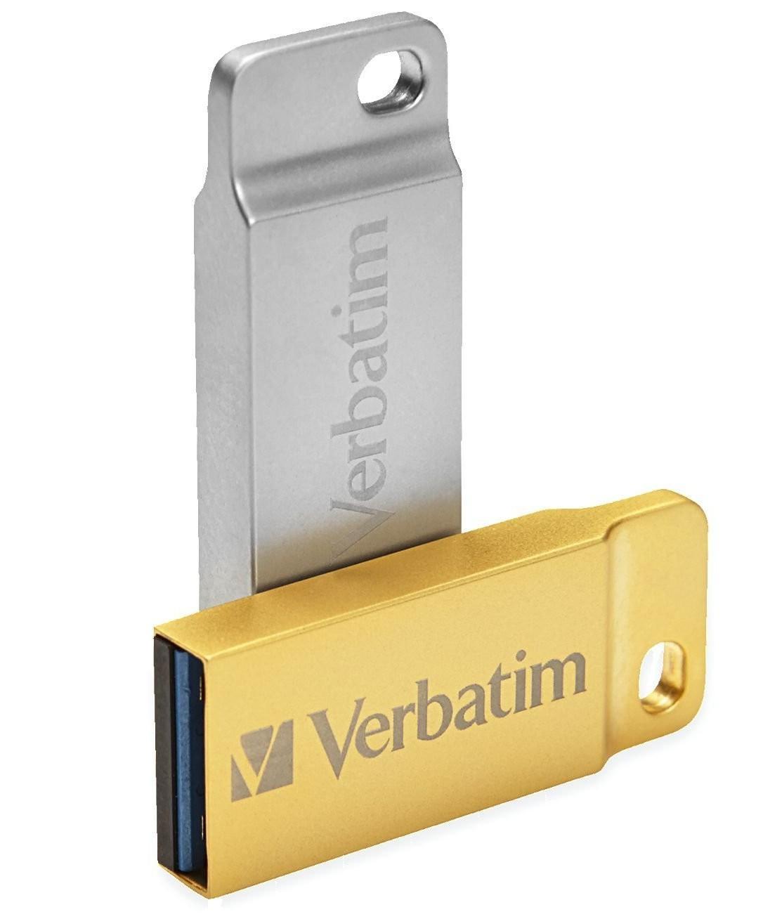 Mini Memoria USB 3.0 Verbatim con Portachiavi 32GB Oro VERBATIM - immagine 6