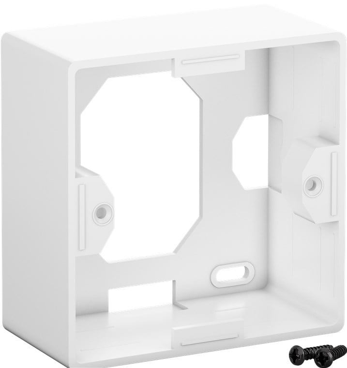 Presa a Muro Esterna 2xRJ45 Cat.6A Bianco GOOBAY - immagine 6
