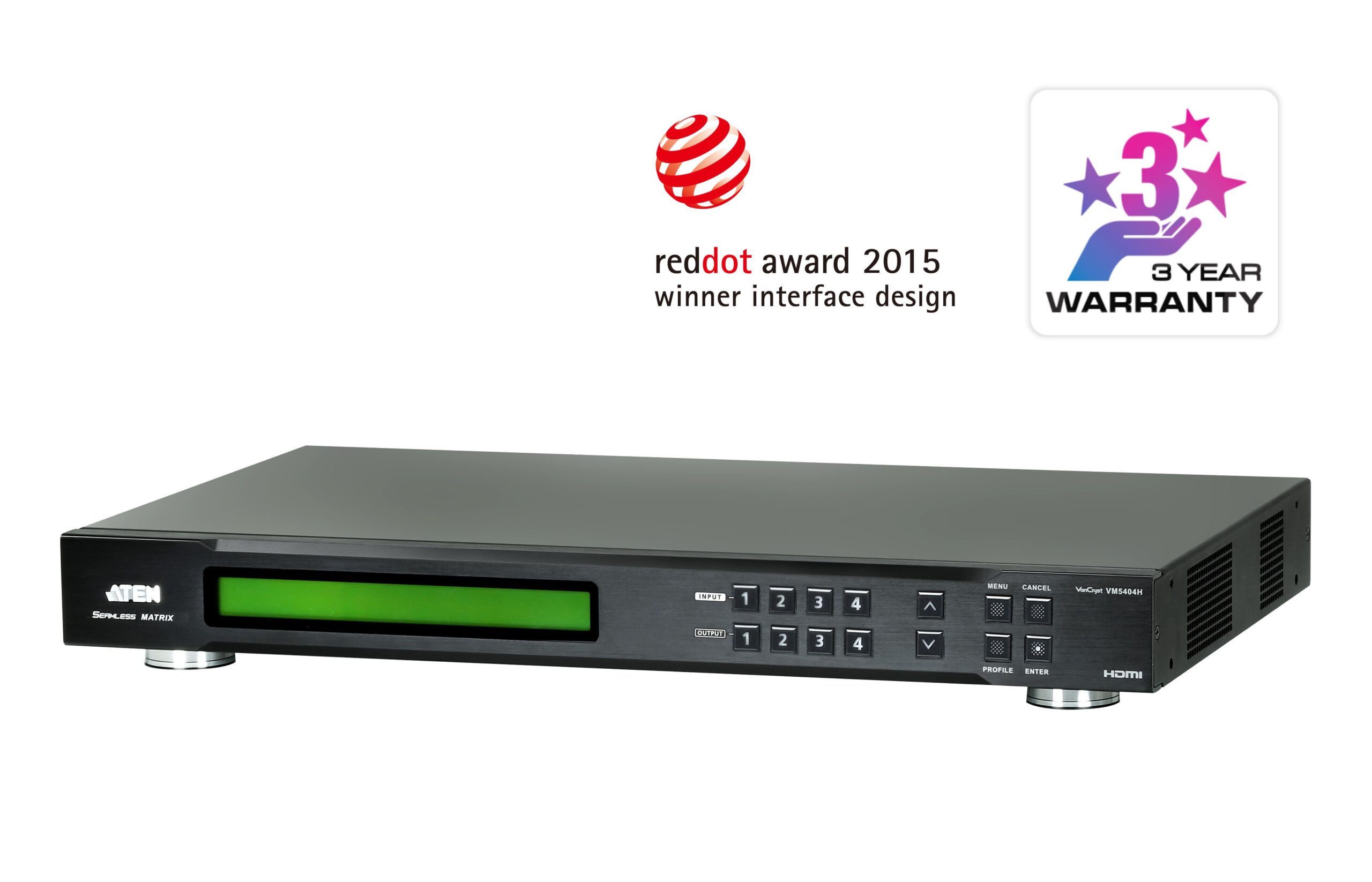 Switch Matrix 4x4 HDMI con Videowall & Scaler, VM5404H ATEN - immagine 5