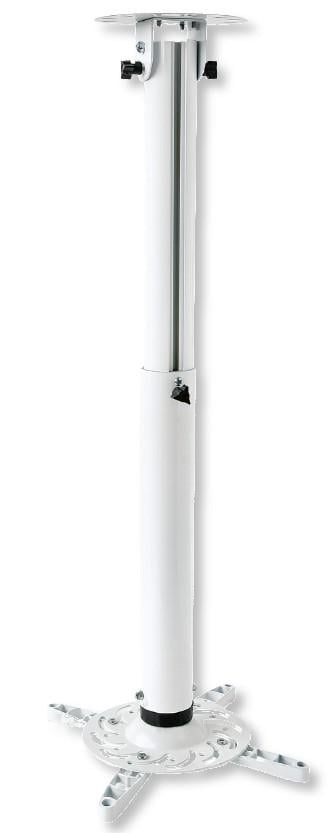 Supporto a Soffitto per Proiettori Estensione 500-770 mm Bianco TECHLY