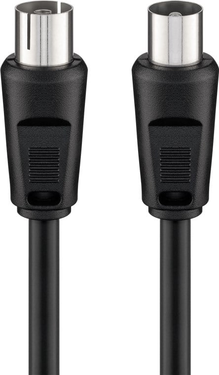Cavo Antenna TV 10m Nero GOOBAY