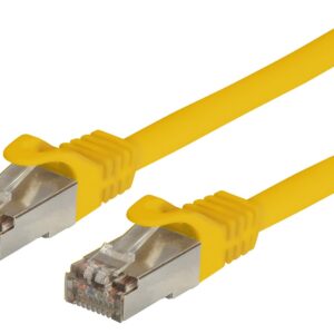 Cavo di rete Patch in CCA Schermato Cat. 6 Giallo F/UTP 5m Bulk TECHLY PROFESSIONAL