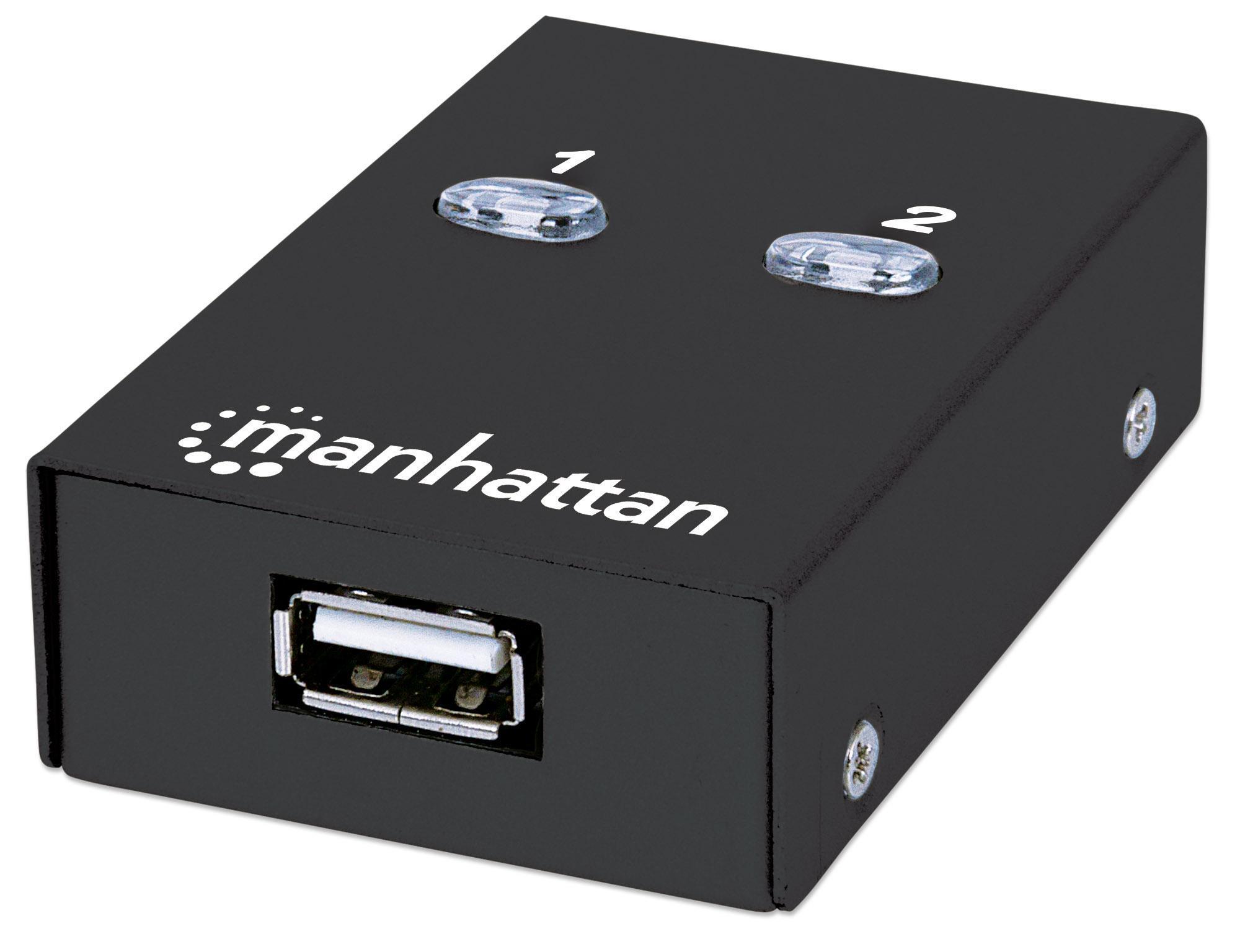 "Switch USB 2.0: velocità Hi-Speed automatica" MANHATTAN
