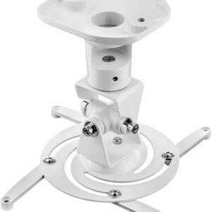 Staffa Universale a Soffitto per Proiettore, Bianco TECHLY