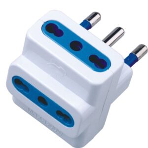 Adattatore triplo spina 16A Bianco TECHLY