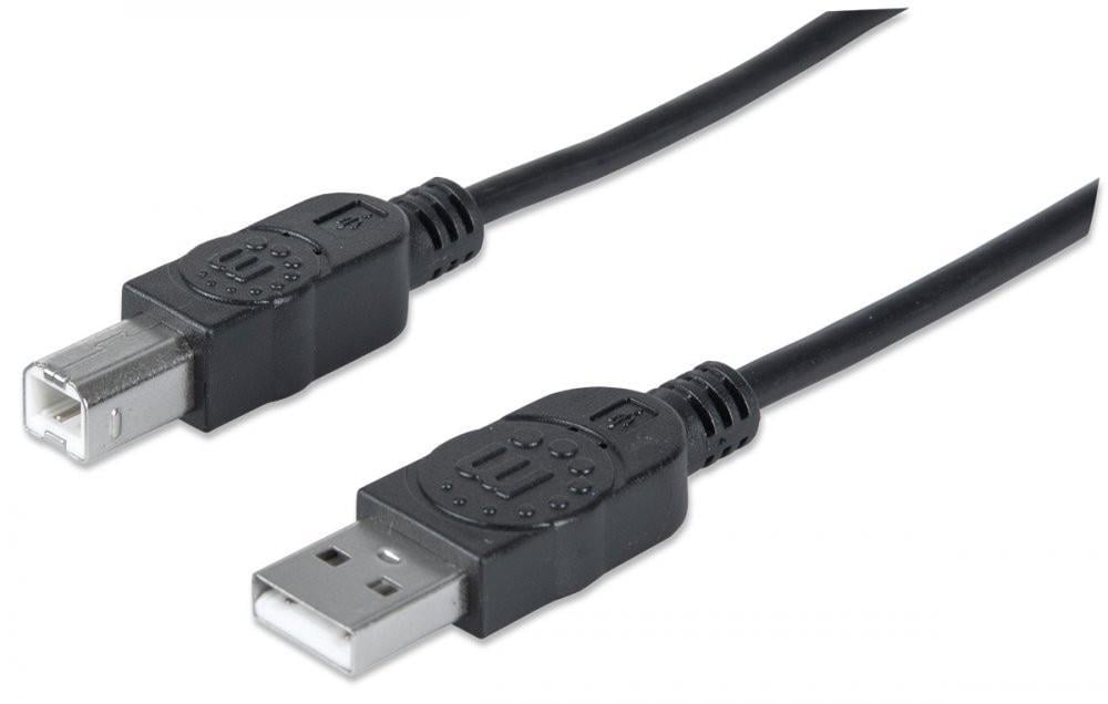 Cavo USB 2.0 3m: connessione veloce e affidabile MANHATTAN