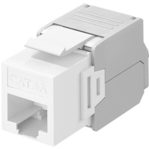 Frutto Keystone RJ45 Cat6A UTP 500MHz Bianco GOOBAY