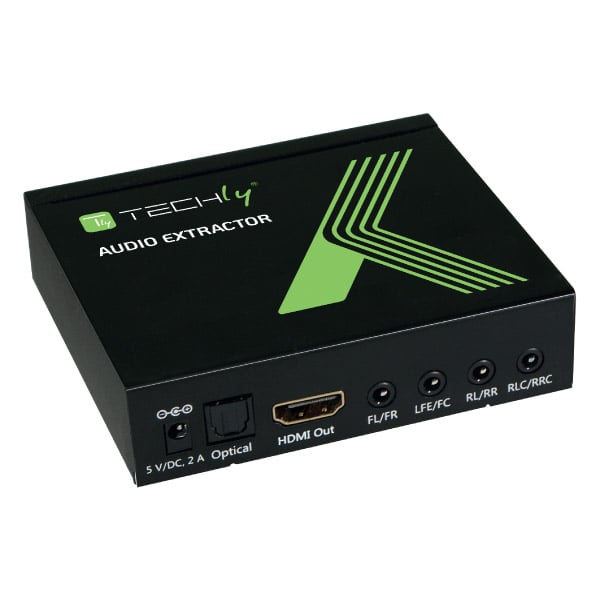 Estrattore Audio LPCM 7.1 da HDMI 4K UHD 3D TECHLY