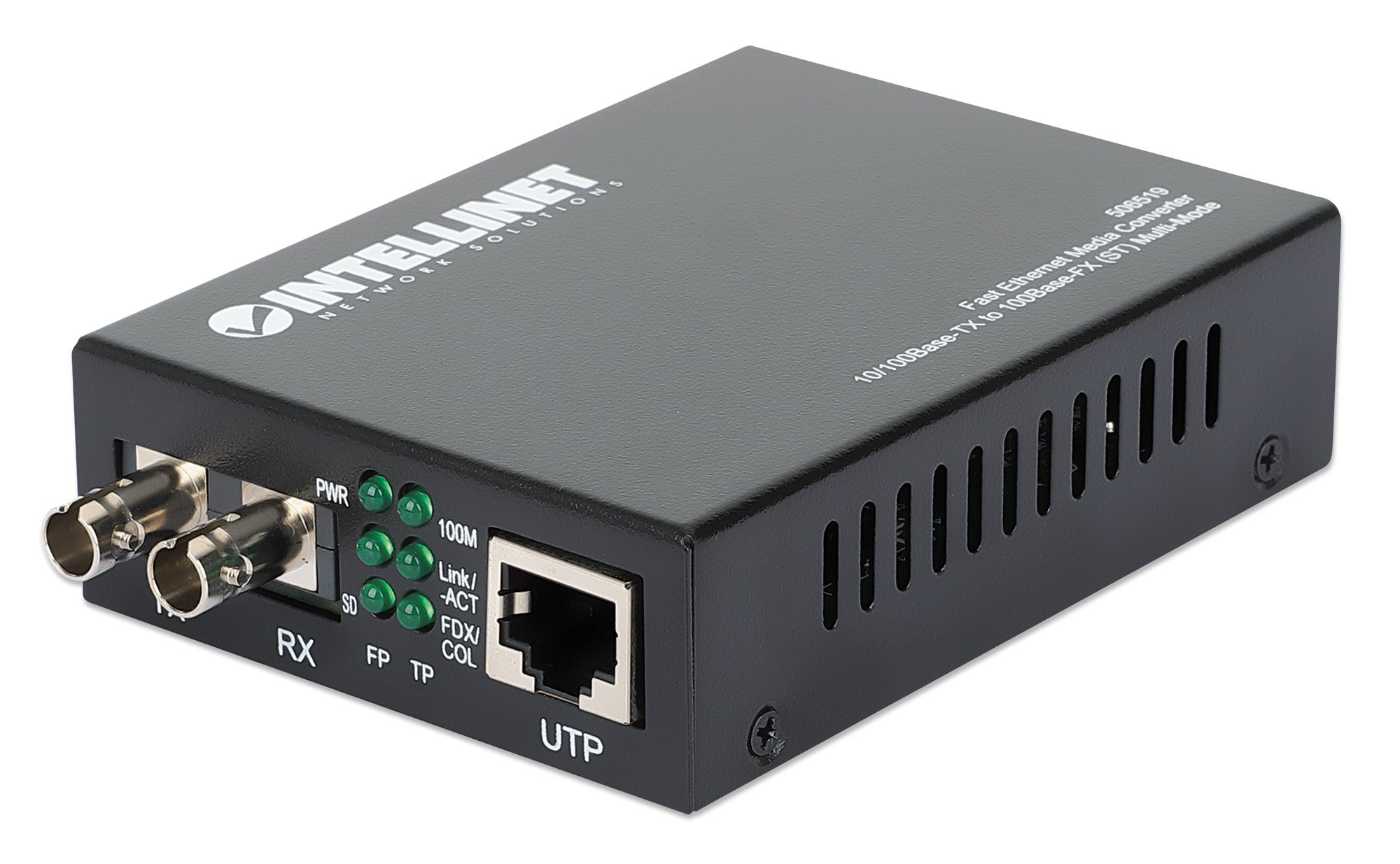 Convertitore RJ45 Fibra ST 100Base-TX INTELLINET