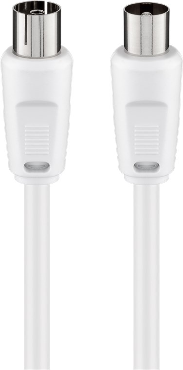 Cavo Antenna TV 10 mt Bianco GOOBAY