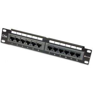 Pannello Patch 12 Porte CAT5E UTP 1U 10'' INTELLINET