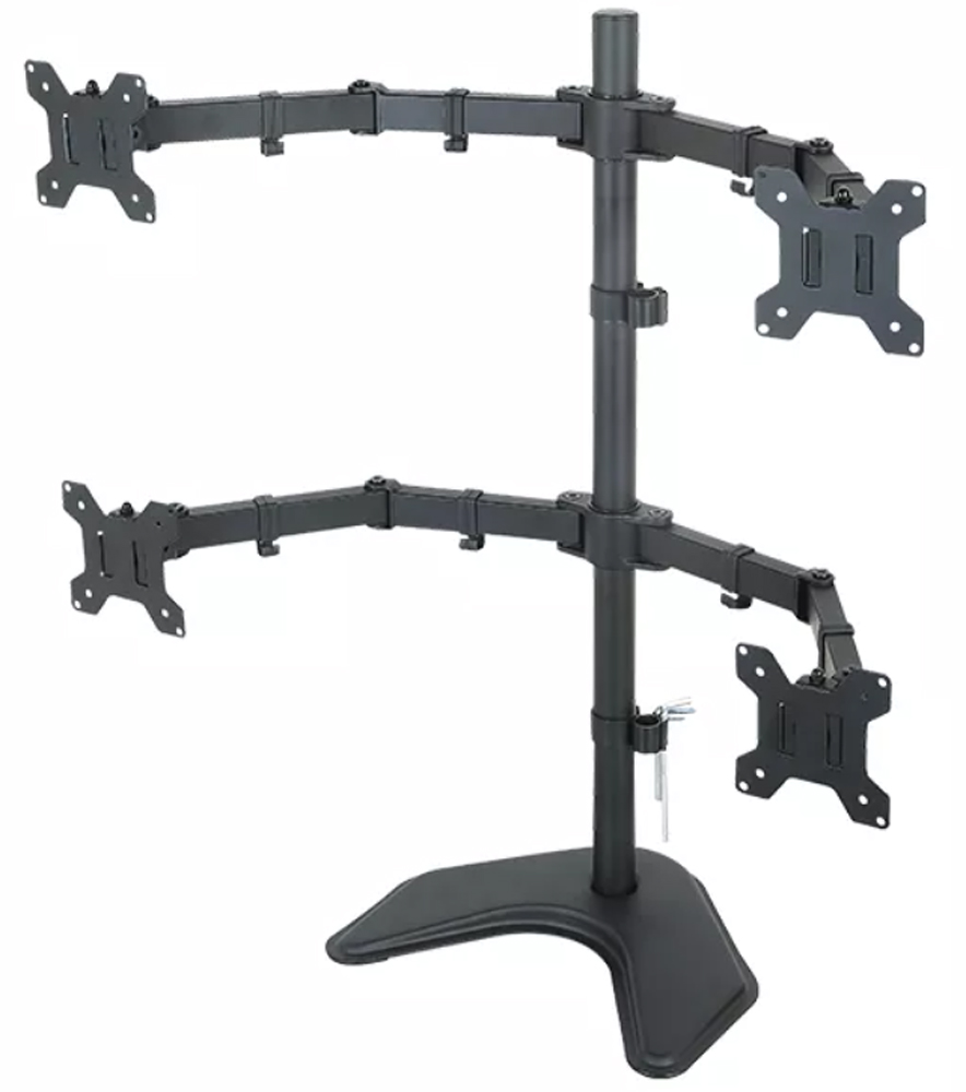 Supporto da Scrivania per 4 Monitor 13-27'' con base TECHLY - immagine 7