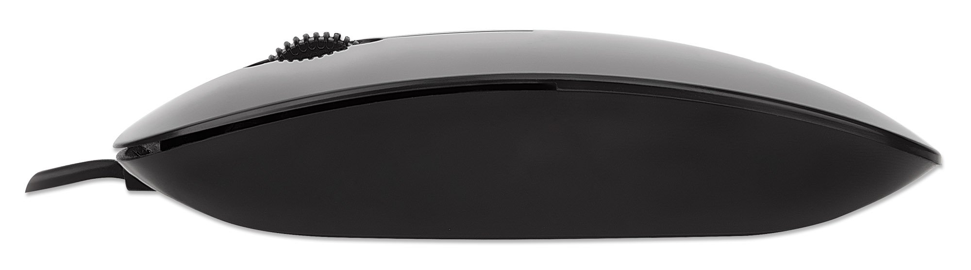 Mini Mouse Ottico USB Nero con Cavo Silhouette da 1,2m MANHATTAN - immagine 7
