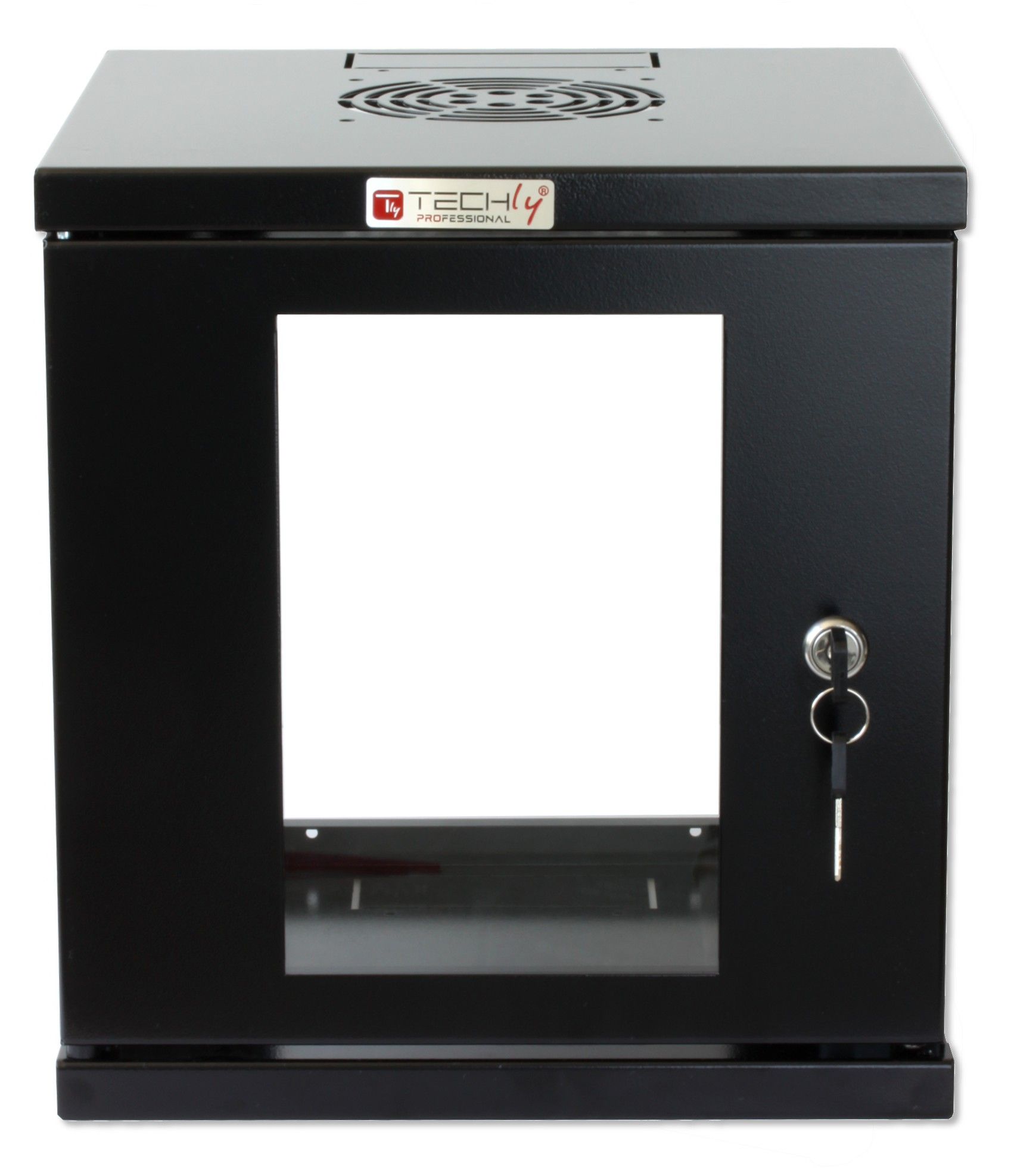 Armadio Rack 10'' a muro 6 unità Nero TECHLY PROFESSIONAL - immagine 6